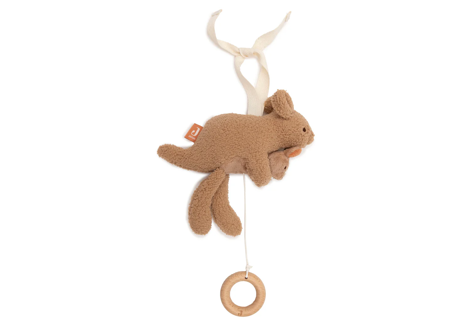 Jollein Spieluhr Kangaroots – Sanft einschlafen mit der Kangaroots Spieluhr. Weiches Känguru mit Baby, beruhigende Melodie und Holzring – ideal fürs Babybett & als Geschenk zur Geburt. Jollein Spieluhr Kangaroots – Sanft einschlafen mit der Kangaroots Spieluhr. Weiches Känguru mit Baby, beruhigende Melodie und Holzring – ideal fürs Babybett & als Geschenk zur Geburt.