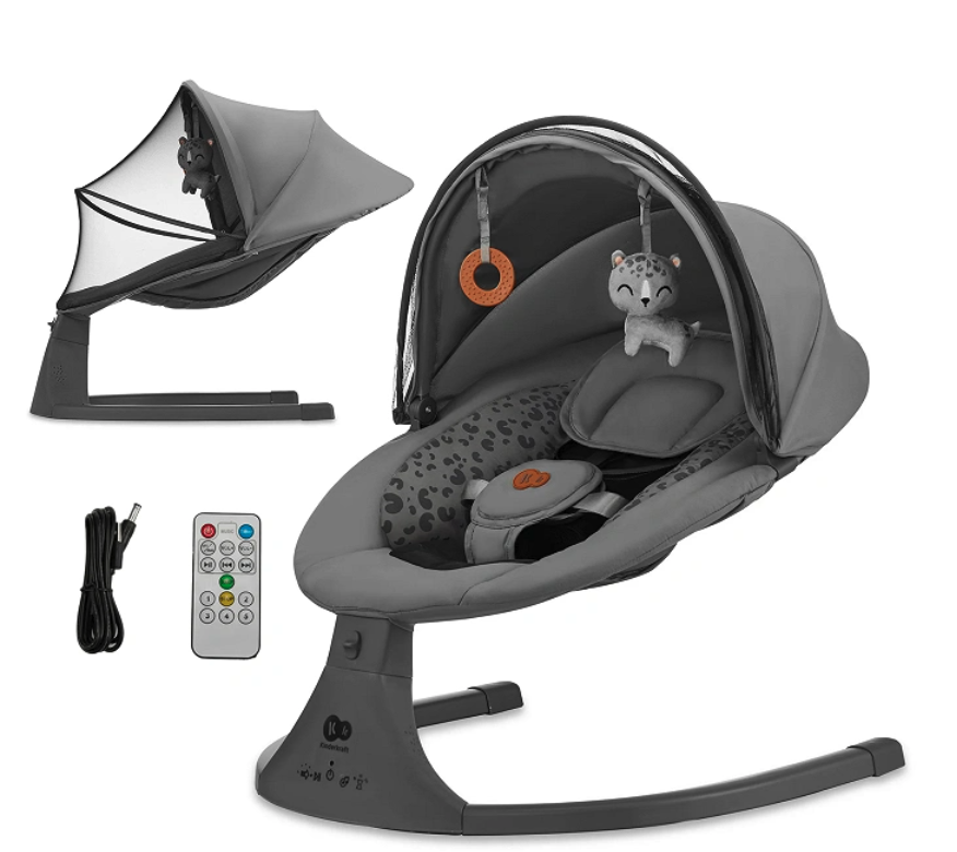 Kinderkraft 2in1 elektrische Babywippe LUMI 2 dunkelgrau – Die elektrische Babywippe LUMI 2 dunkelgrau von Kinderkraft bietet 5 Wippstufen, 12 Melodien, Timer & Moskitonetz. Kabellos nutzbar – ideal für Zuhause & unterwegs. Kinderkraft 2in1 elektrische Babywippe LUMI 2 dunkelgrau – Die elektrische Babywippe LUMI 2 dunkelgrau von Kinderkraft bietet 5 Wippstufen, 12 Melodien, Timer & Moskitonetz. Kabellos nutzbar – ideal für Zuhause & unterwegs.