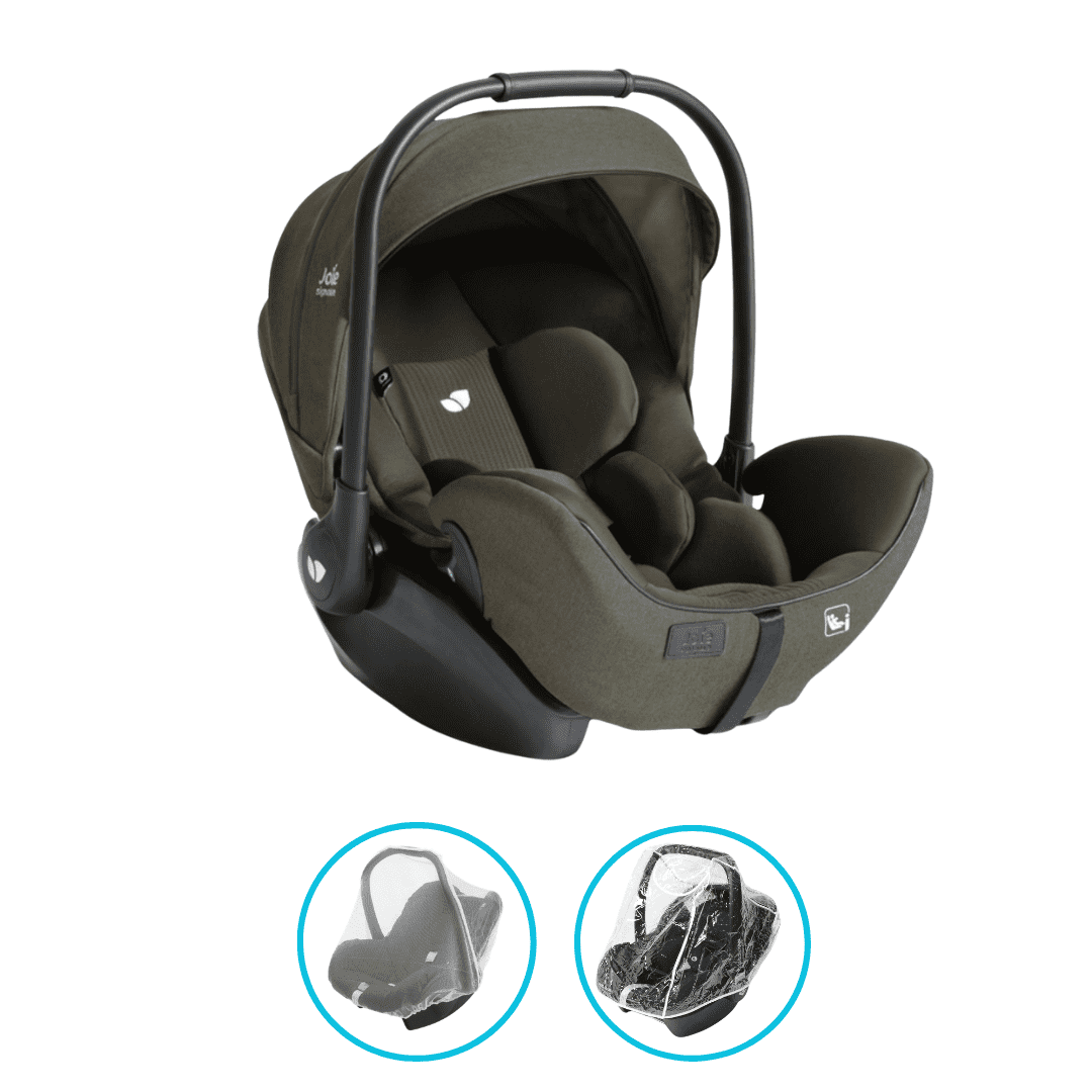 Joie Signature i-Level Pro Babyschale Evergreen und GRATIS Zubehör