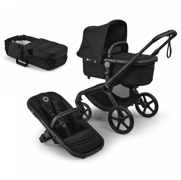 Bugaboo Fox5 Renew Kombikinderwagen Heritage Black inkl. gratis Babynest