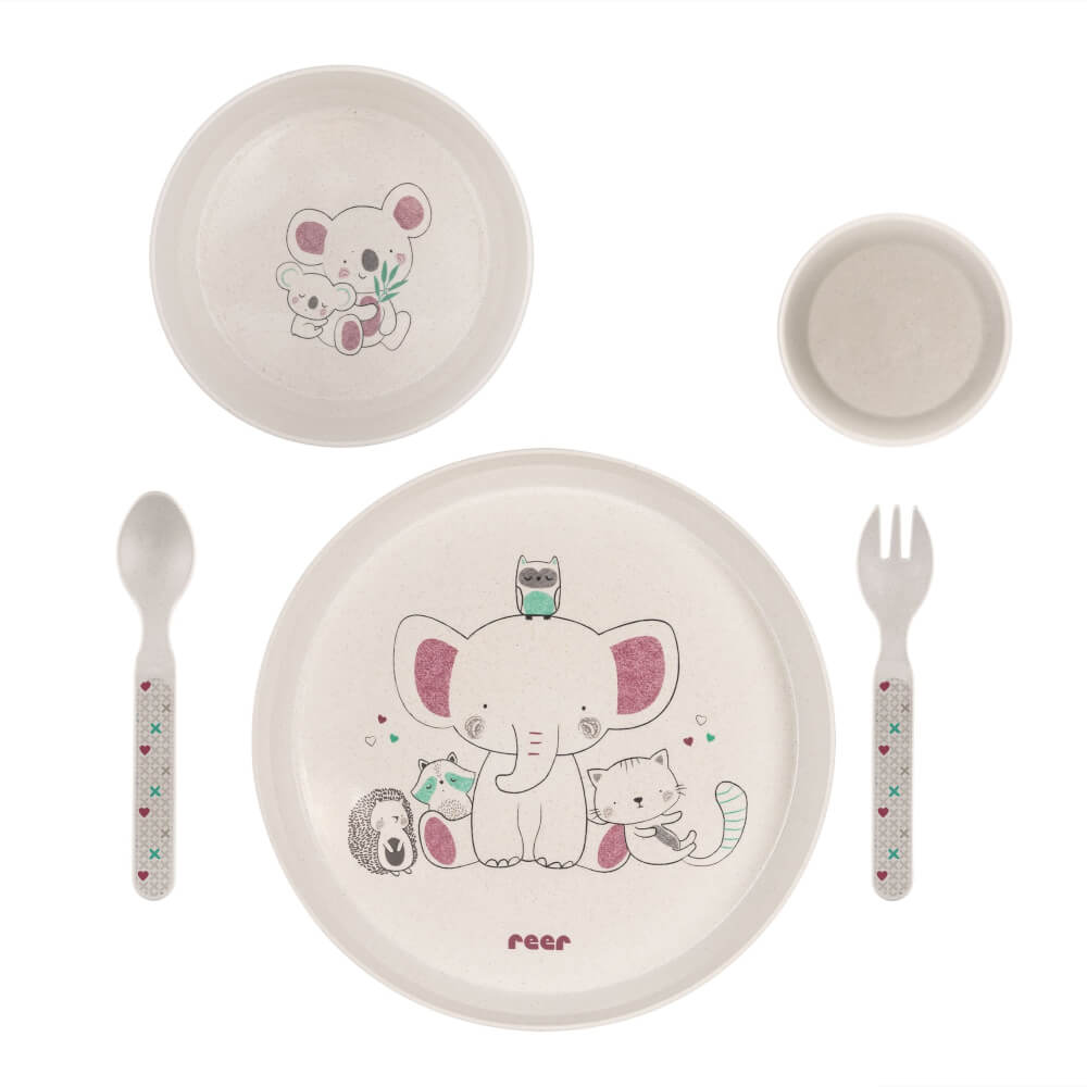 Reer Growing Geschirr-Set LovelyFriends Reer Growing Geschirr-Set LovelyFriends