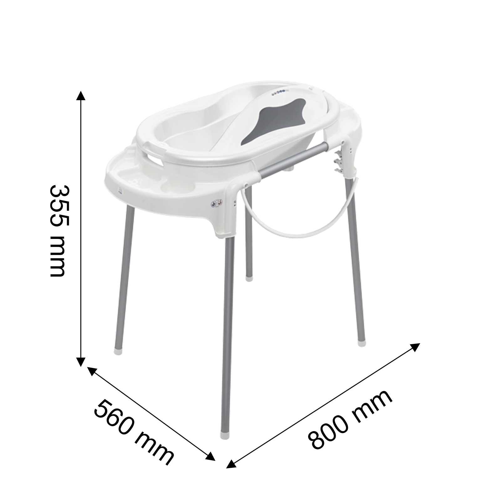 Rotho Badewanne + Ständer - TOP Badestation