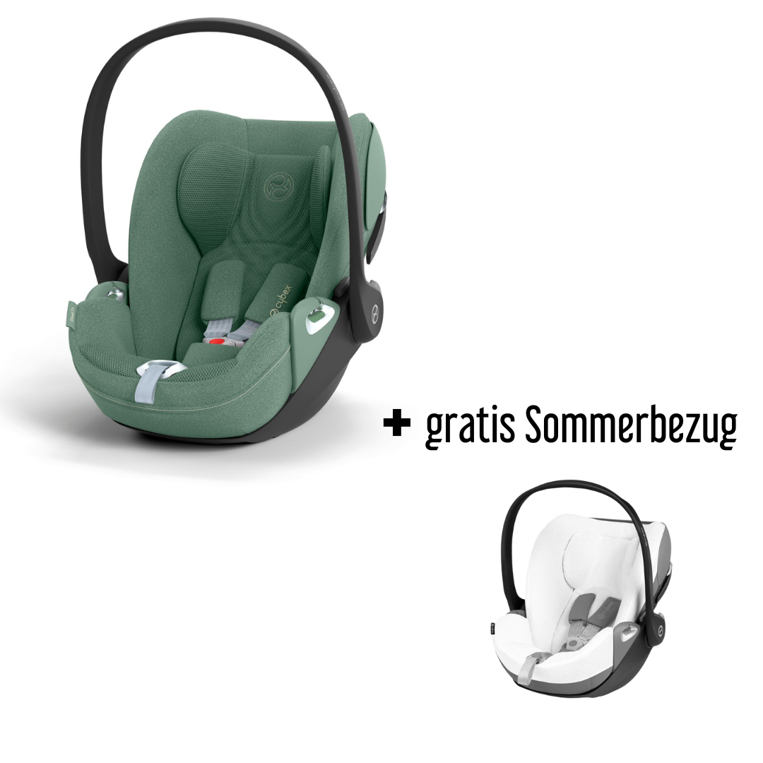 CYBEX Cloud T i-Size leaf green Plus inkl. gratis Sommerbezug CYBEX Cloud T i-Size leaf green Plus inkl. gratis Sommerbezug