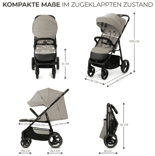 Kinderkraft Buggy TRIG 3 beige Kinderkraft Buggy TRIG 3 beige