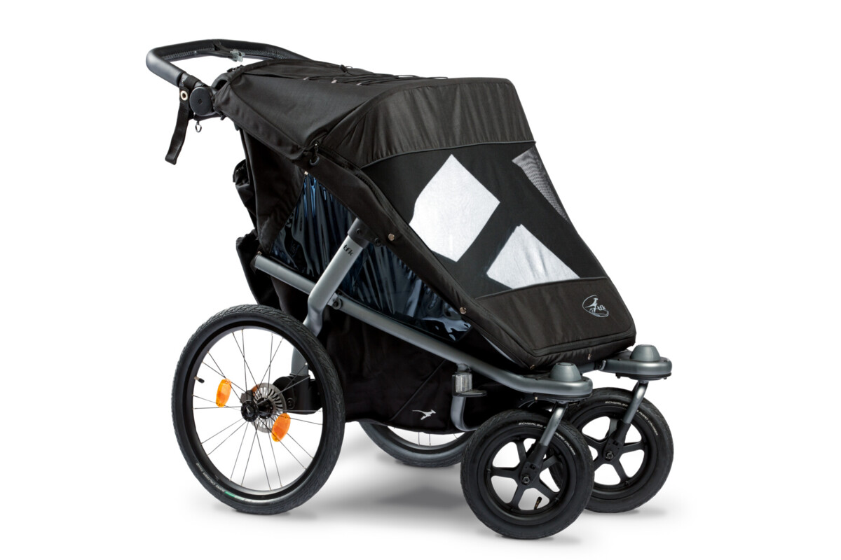 TFK Velo 2 Fahrradanhänger/ Kinderwagen inkl. Deichsel