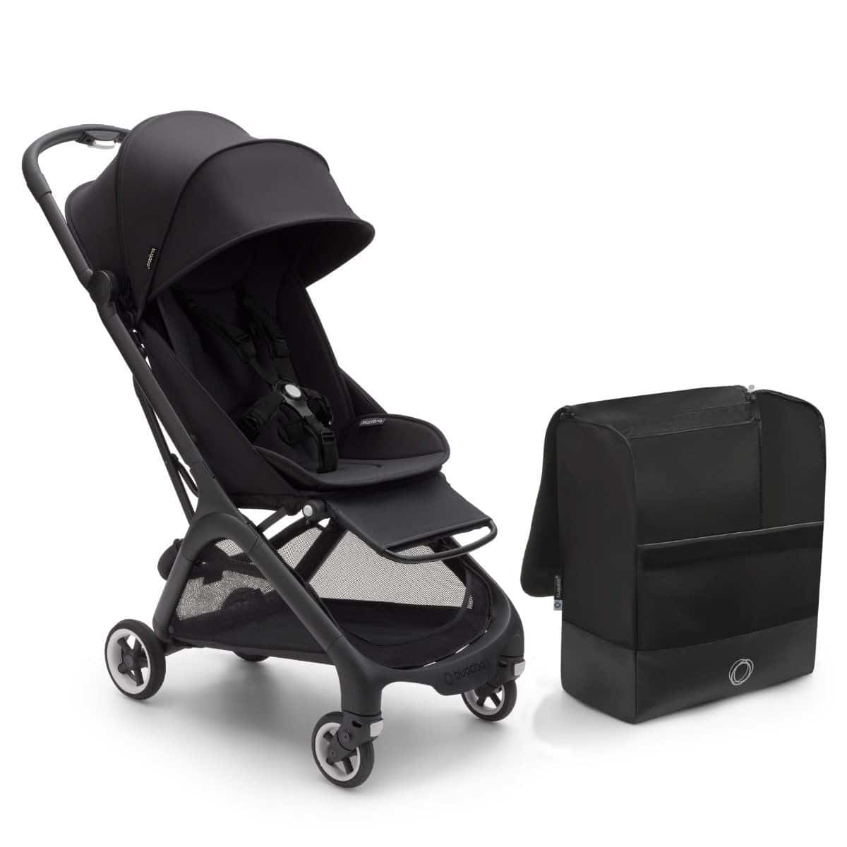 Bugaboo Butterfly komplett inkl. gratis Transporttasche mitternachtsschwarz Bugaboo Butterfly komplett inkl. gratis Transporttasche mitternachtsschwarz