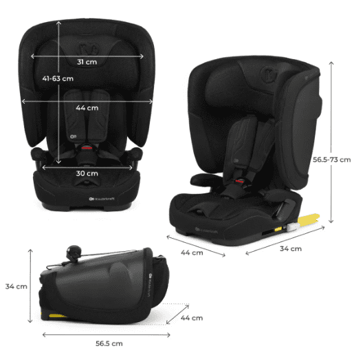 Kinderkraft Autositz FIX2GO schwarz Kinderkraft Autositz FIX2GO schwarz