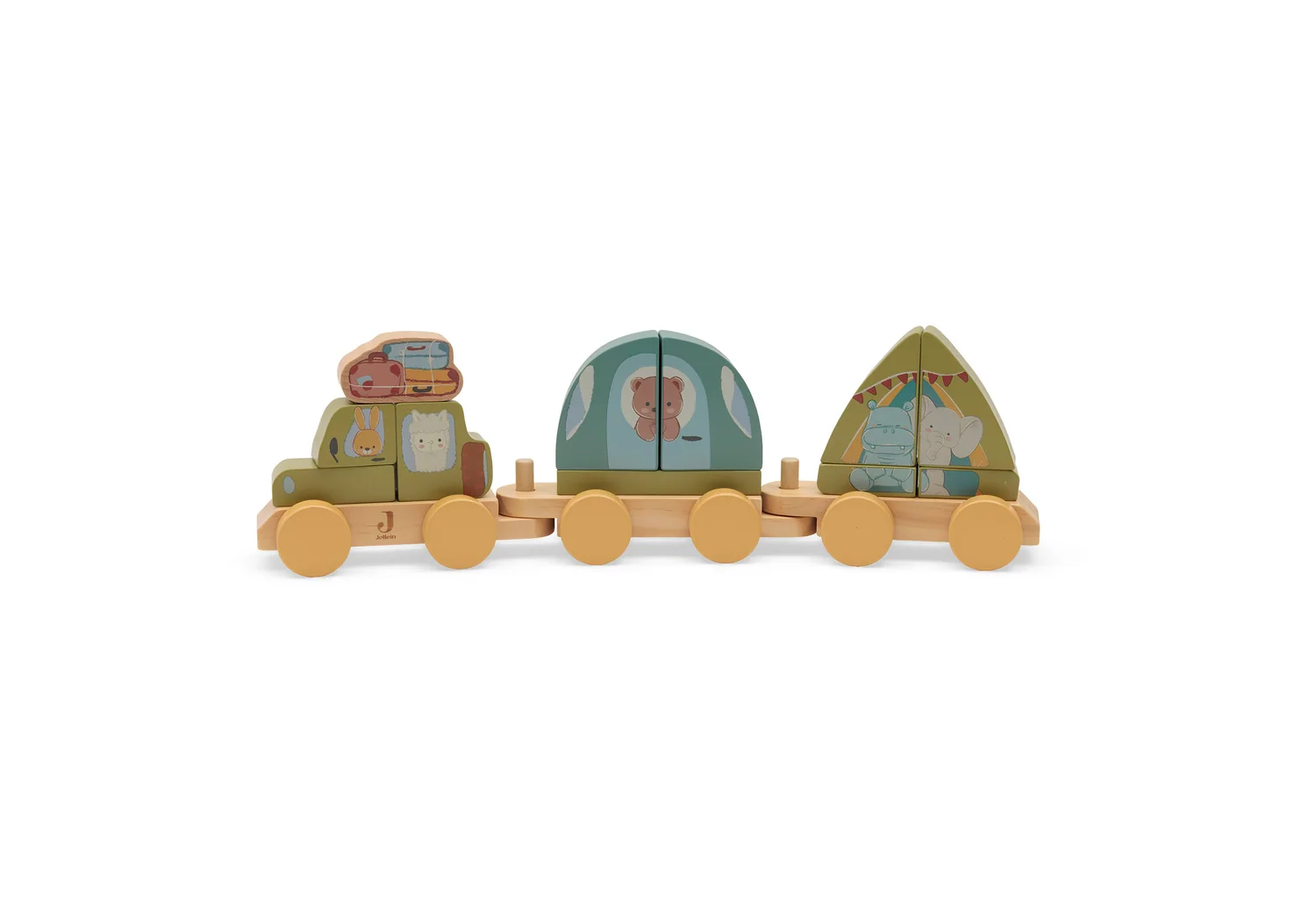Jollein Holzeisenbahn Jollies Camping