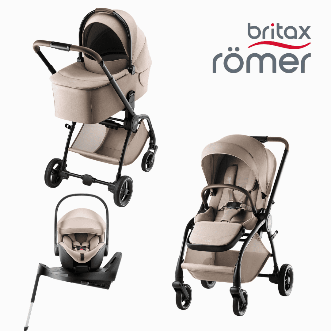 Britax Römer 4in1 Comfort-Set RIO Style inkl. BABY-SAFE PRO Teak und VARIO BASE 5Z