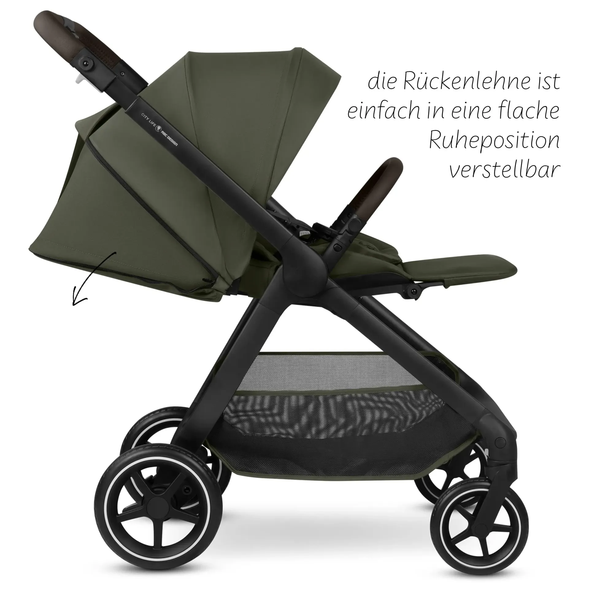 ABC Design City Life All in One Set inkl. Isofix Base Root - Avocado