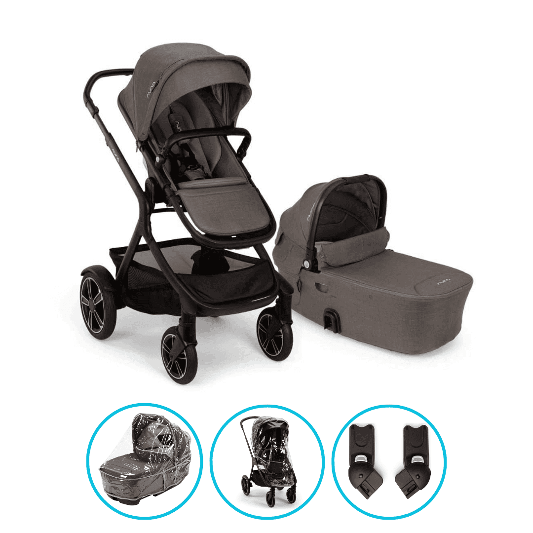 Nuna DEMI next 2in1 Kinderwagen Thunder inkl. gratis Zubehör
