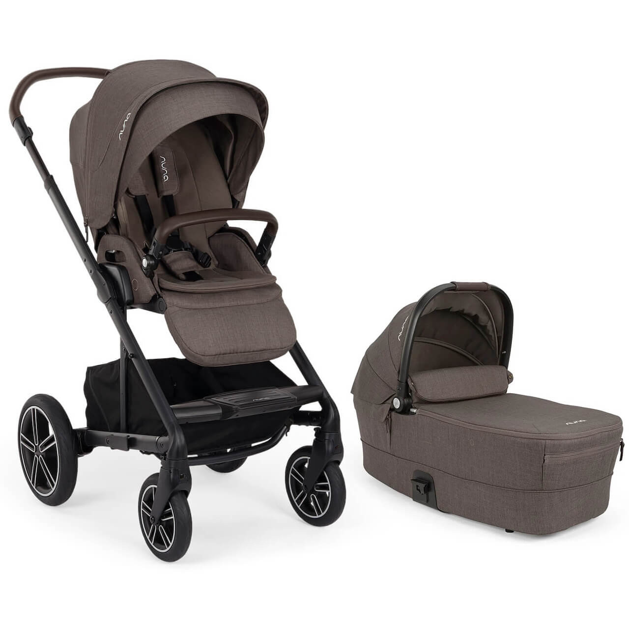 Nuna MIXX next 2in1 Kinderwagen Chestnut inkl. gratis Zubehör