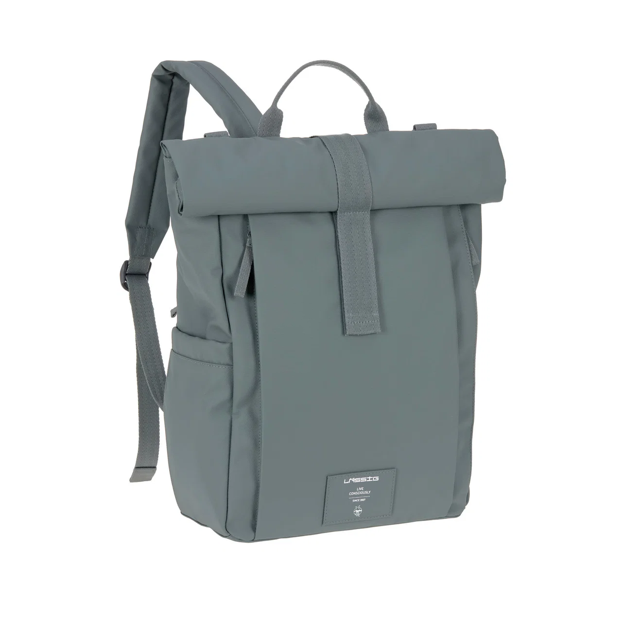 Lässig Wickelrucksack - Rolltop Backpack Anthracite