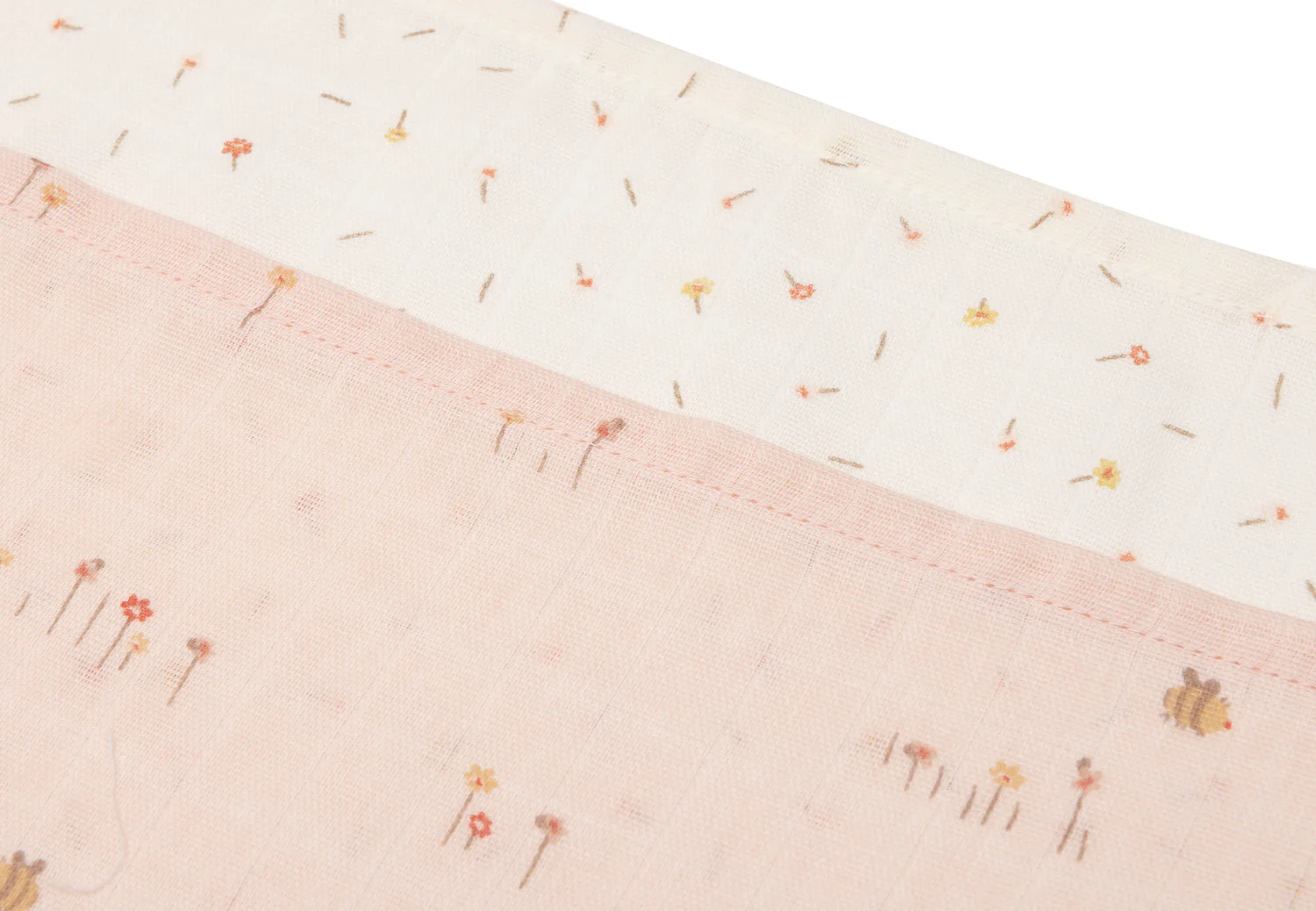 Jollein Spucktuch 3er Pack 70x70 cm Pretty Picnic