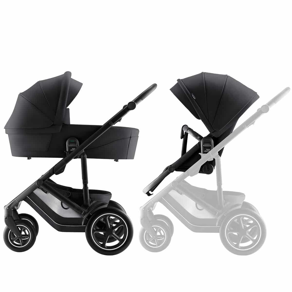Britax Römer Smile 5Z Kombikinderwagen-Set Carbon Black