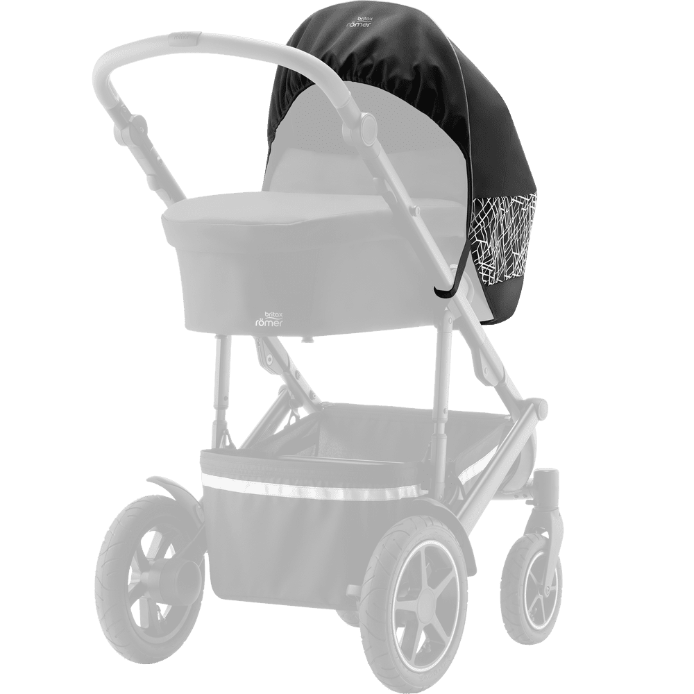 Britax Römer Stay Safe Bezug – SMILE – Der Stay Safe Bezug für Deinen SMILE Kinderwagen sorgt bei Dunkelheit, Nebel und Dämmerung für optimale Sichtbarkeit. Passend für Babywanne und Sportsitz.