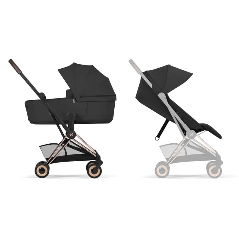 Cybex Coya Komfort Kombikinderwagen Rosegold Sepia Black
