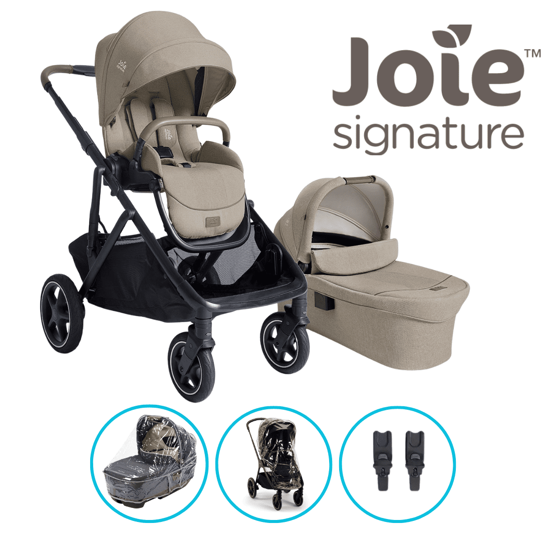 Joie Signature 6in1 Kombikinderwagen-Set Versiti inkl. Ramble XL und Einkaufskorb Sandstone