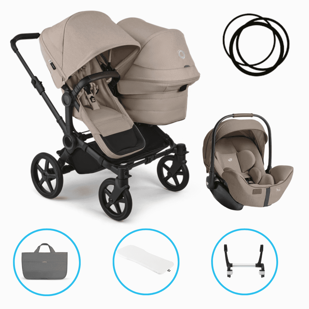Bugaboo Donkey 6 Duo 3in1 Set Desert Taupe inkl. i-Level Pro Sandstone
