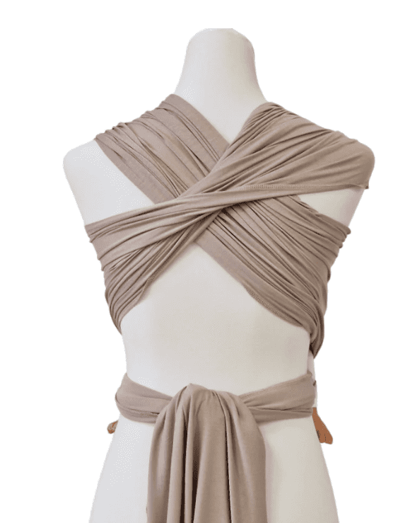 Storchenwiege elastisches Bambus Tragetuch Wüstensand