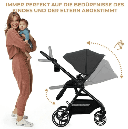 Kinderkraft Buggy YOXI grau Kinderkraft Buggy YOXI grau