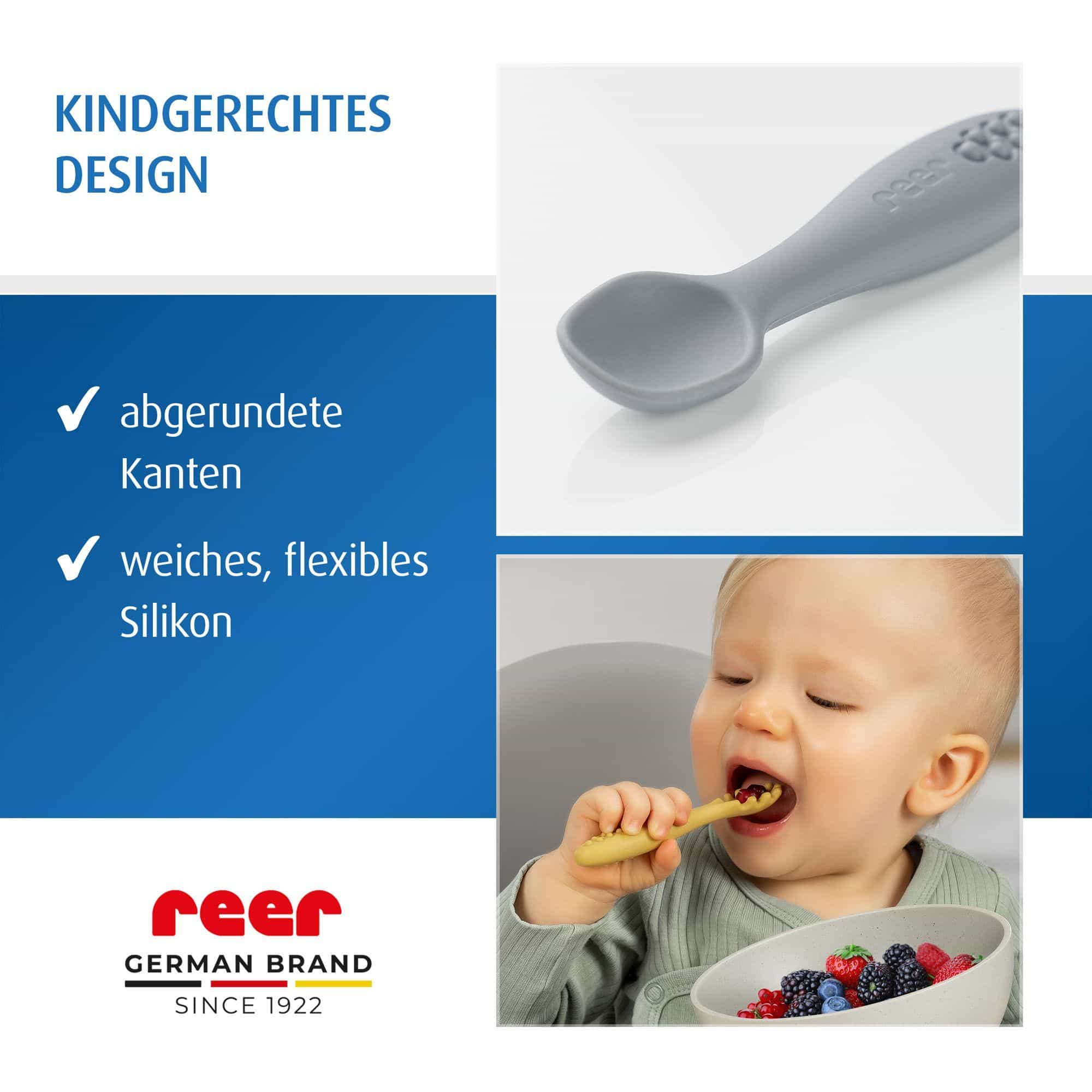 reer LittleYumie Silikon Babylöffel reer LittleYumie Silikon Babylöffel