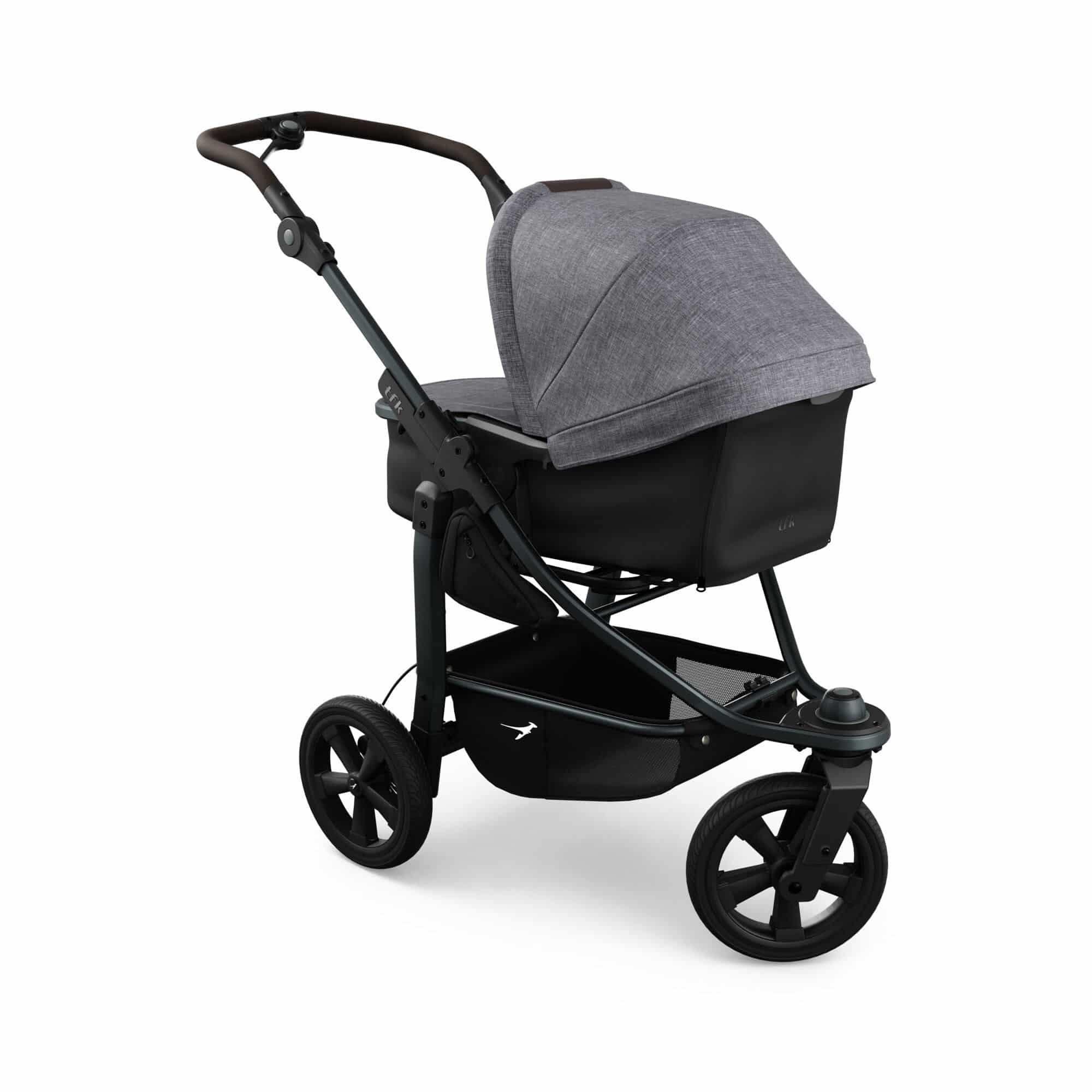 TFK Mono 3 4in1 Kinderwagen Set Premium Grau mit CYBEX Cloud T i-Size Sepia Black, CYBEX Base T & TFK Mono Adapter TFK Mono 3 4in1 Kinderwagen Set Premium Grau mit CYBEX Cloud T i-Size Sepia Black, CYBEX Base T & TFK Mono Adapter
