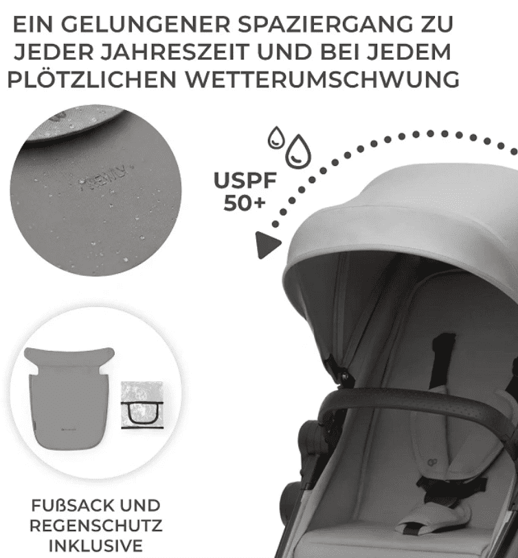 Kinderkraft Kombikinderwagen 3in1 NEWLY grau Kinderkraft Kombikinderwagen 3in1 NEWLY grau