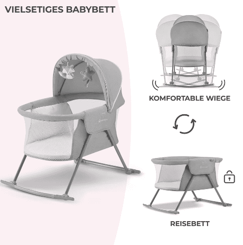Kinderkraft 3in1 Kinderbett LOVI grau