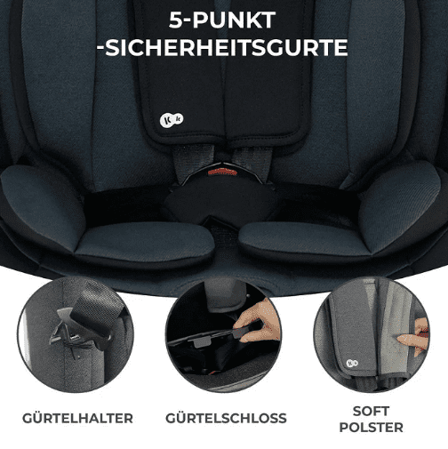 Kinderkraft Autositz ONETO3 schwarz