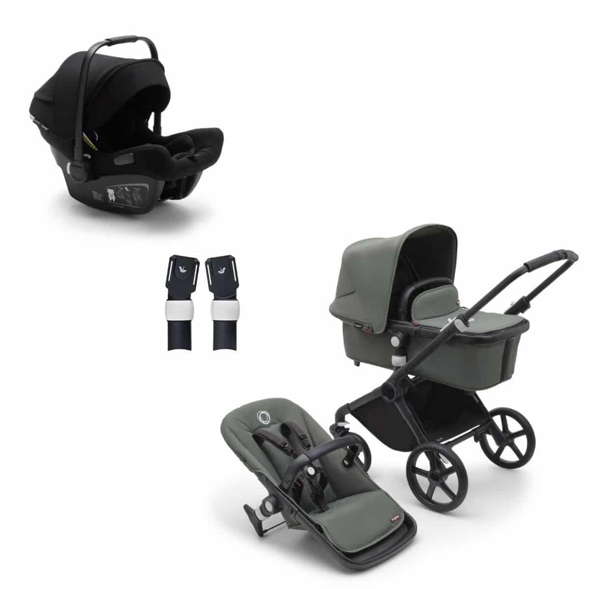 Bugaboo Fox Cub komplett waldgrün inkl. Turtle Air