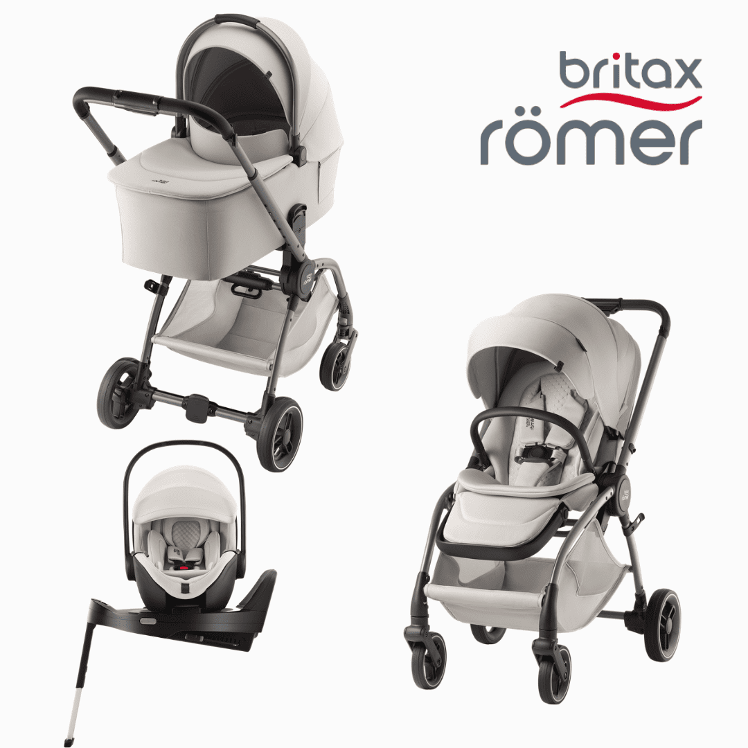 Britax Römer 4in1 Comfort-Set RIO Lux inkl. BABY-SAFE PRO Soft Taupe und VARIO BASE 5Z