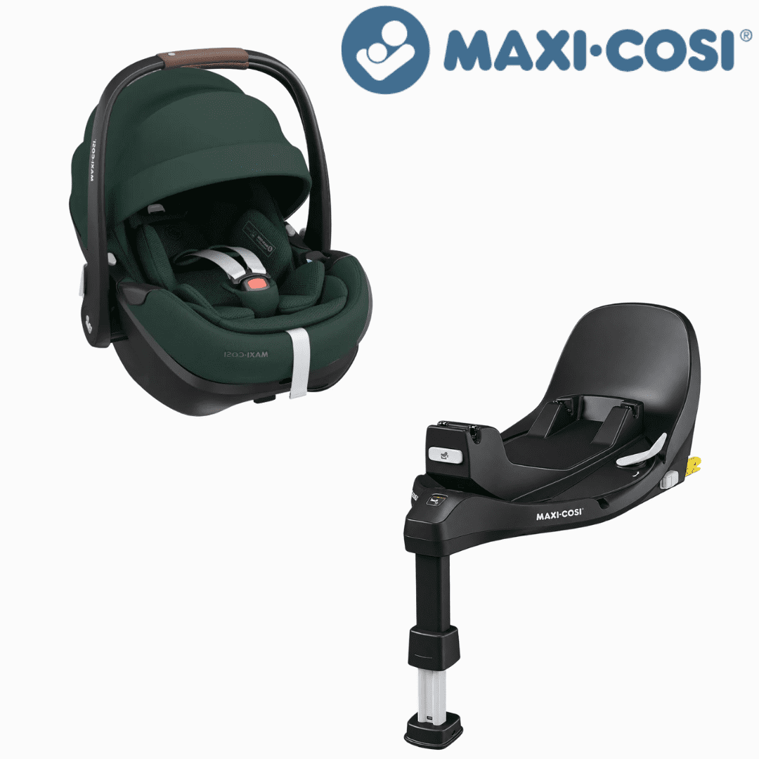 Maxi Cosi Pebble 360 Pro 2 Twillic Green inkl. FamilyFix 360 Pro