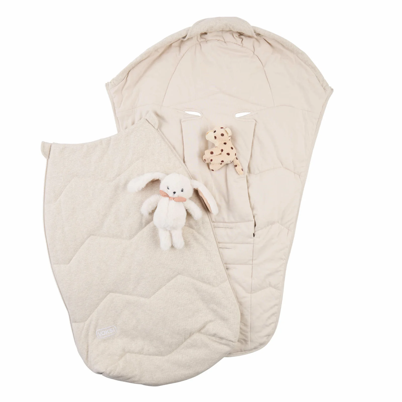 VOKSI Breeze Light Fußsack für Babyschale Sand