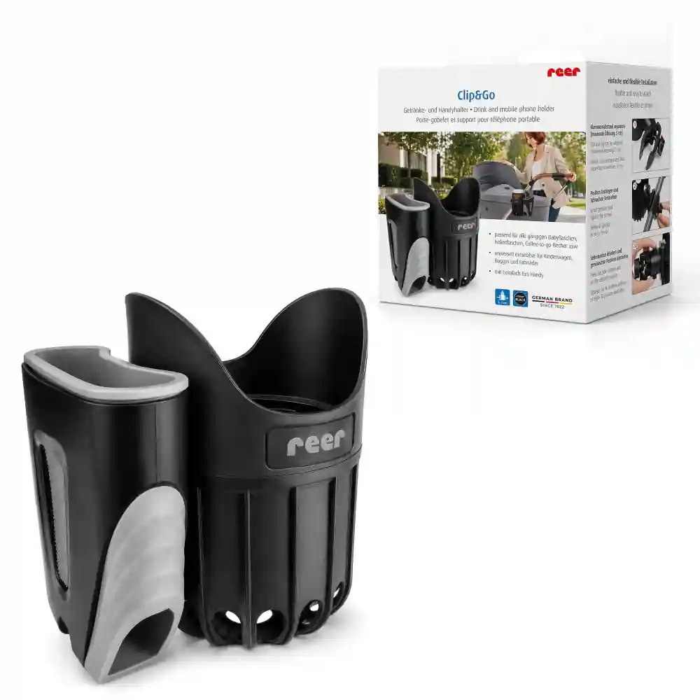 Reer Clip&Go Getränke- und Handyhalter