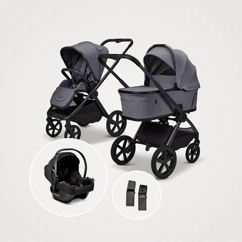 Moon GIO Fold 3in 1 Kombikinderwagen Graphite mit Babyschale Cosmo 2.0 und Lightweight-Rädern – Der GIO FOLD 2-in-1 Kombi-Kinderwagen Graphite lässt sich inkl. Babywanne zusammenfalten. Premium Design, Träumeland Matratze & maximaler Komfort. Moon GIO Fold 3in 1 Kombikinderwagen Graphite mit Babyschale Cosmo 2.0 und Lightweight-Rädern – Der GIO FOLD 2-in-1 Kombi-Kinderwagen Graphite lässt sich inkl. Babywanne zusammenfalten. Premium Design, Träumeland Matratze & maximaler Komfort.