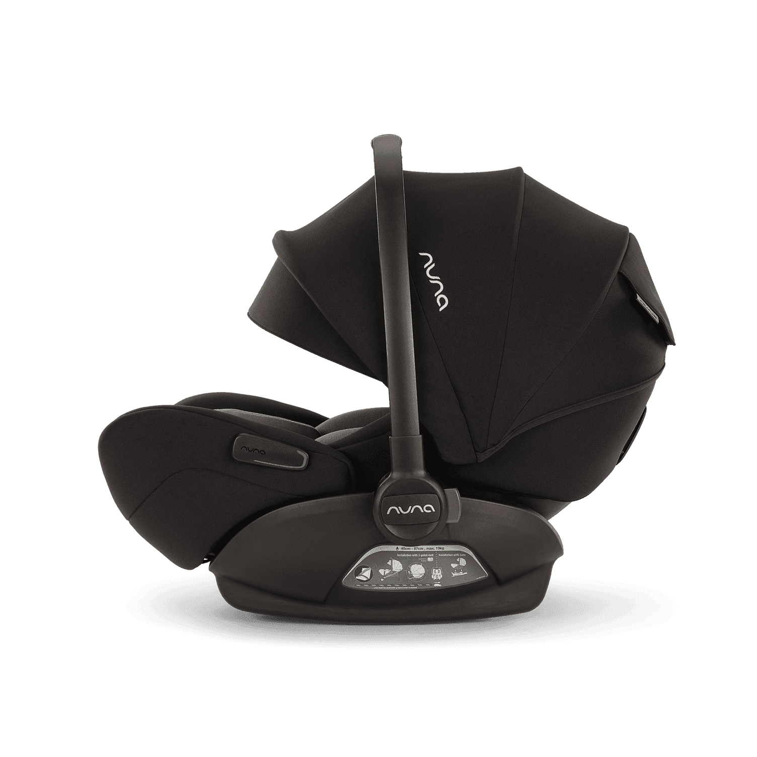 Nuna ARRA flex i-Size Babyschale Caviar inkl. Isofix-Basis NEXT Nuna ARRA flex i-Size Babyschale Caviar inkl. Isofix-Basis NEXT