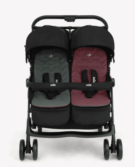 Joie Aire Twin inkl. Regenverdeck Shale