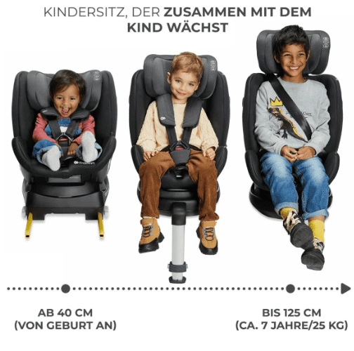 Kinderkraft Autositz XRIDER i-Size grau Kinderkraft Autositz XRIDER i-Size grau
