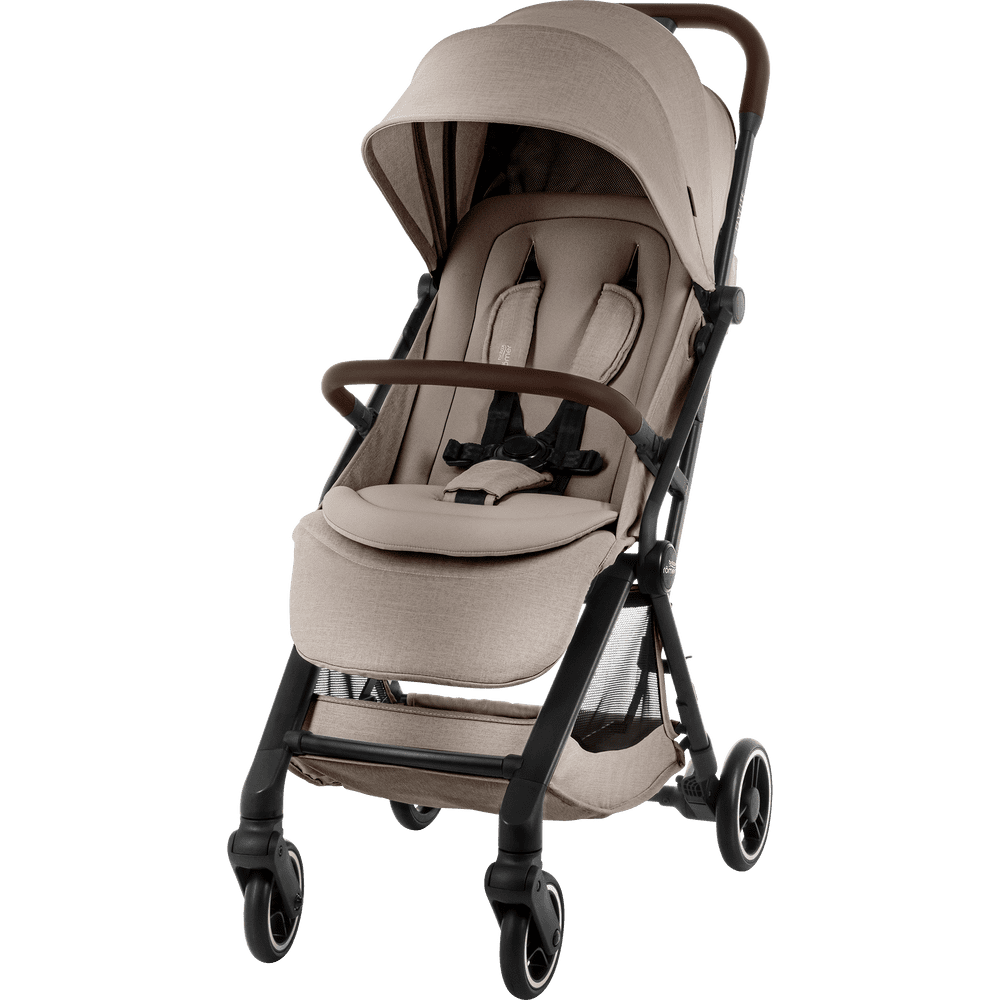 Britax Römer Reisebuggy FLYLITE – Teak – Ultraleichter Reisebuggy bei babybrands.de entdecken: Britax Römer FLYLITE- Teak mit Liegefunktion, großem Verdeck, IATA-Maßen & Zubehör. Nur 7,1 kg. Ideal für Reisen & Alltag mit Kind.