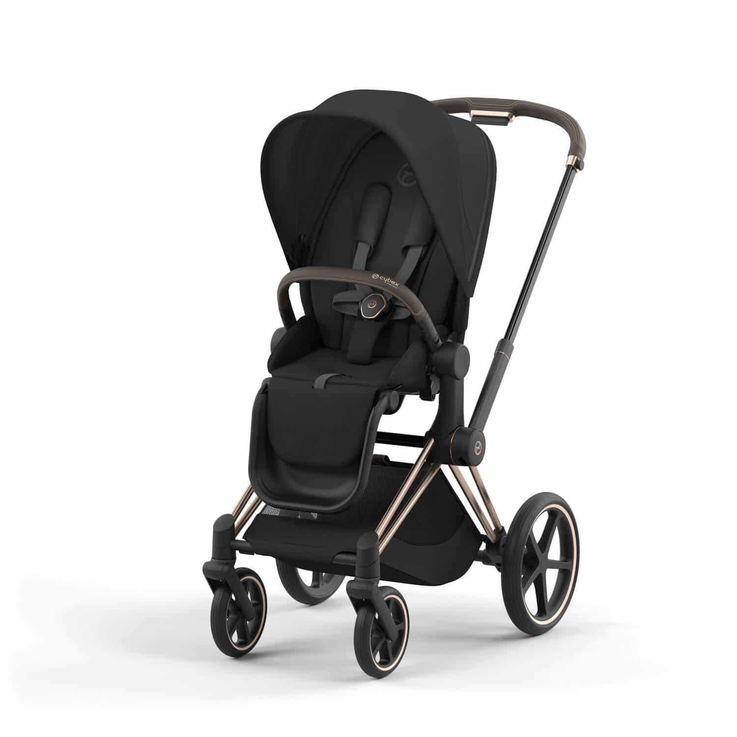 CYBEX PRIAM Kombikinderwagen rosegold sepia black CYBEX PRIAM Kombikinderwagen rosegold sepia black