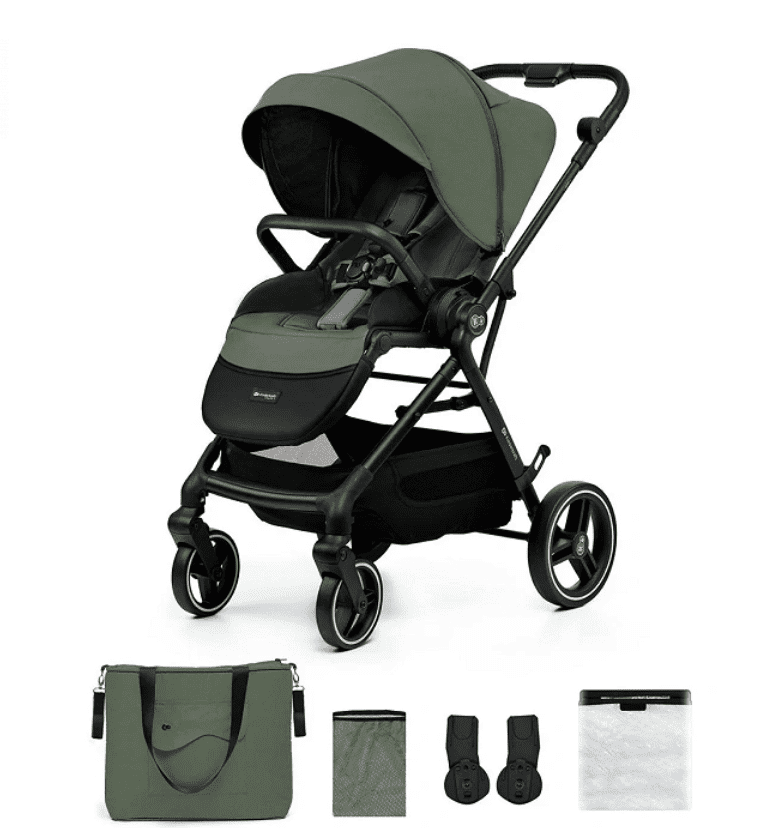 Kinderkraft Buggy YOXI grün – YOXI grün Buggy von Kinderkraft: Wendiger Allrounder bis 27 kg, mit Zubehör & Travel-System. Perfekt für Stadt & Natur. Jetzt entdecken & losfahren!
