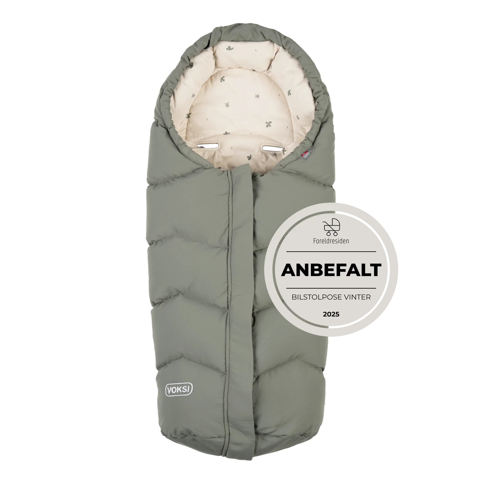 VOKSI Move Fußsack für Babyschale Meadow Green