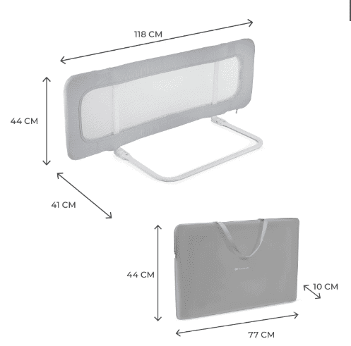 Kinderkraft Bettgitter GUARD & DREAM grau
