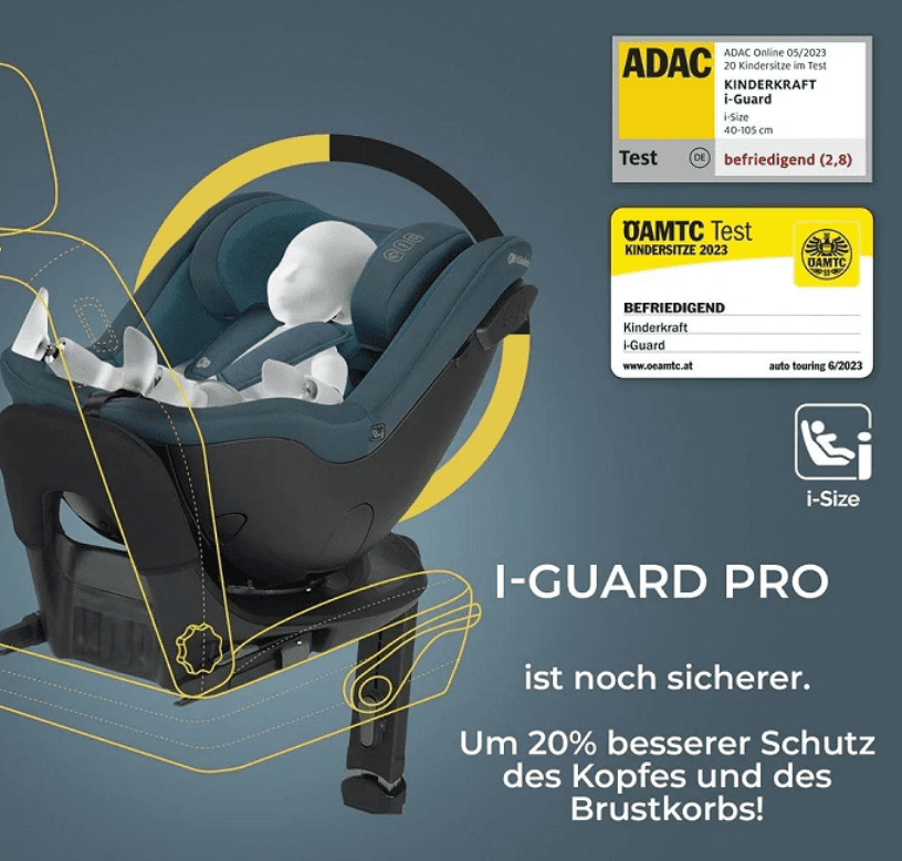 Kinderkraft Autositz I-GUARD PRO grün