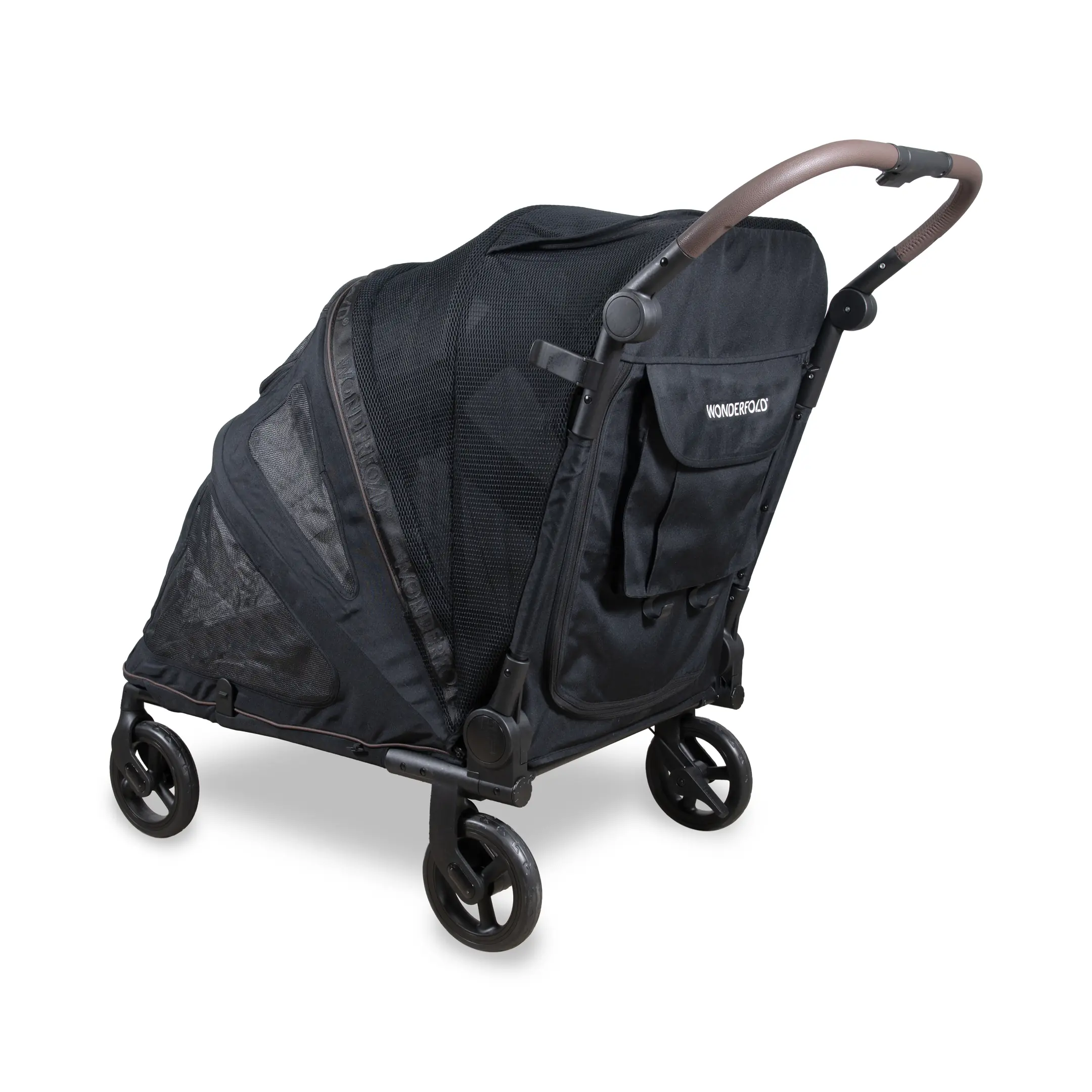 Wonderfold PFL Pet Large Premium Hunde-Buggy Schwarz