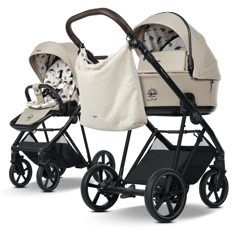 my junior VIGO 2 Beige Black x Sarah Engels – Erlebe Liebe & Lebenslust mit dem my junior Kinderwagen VIGO 2 Beige Black x Sarah Engels. XXL-Sonnenverdeck, verstellbare Federung & stilvolles Design für jedes Abenteuer. my junior VIGO 2 Beige Black x Sarah Engels – Erlebe Liebe & Lebenslust mit dem my junior Kinderwagen VIGO 2 Beige Black x Sarah Engels. XXL-Sonnenverdeck, verstellbare Federung & stilvolles Design für jedes Abenteuer.