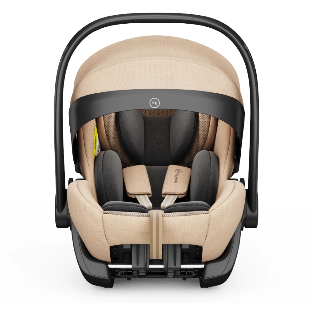 my junior AURA ergo 2 i-Size Babyschale Beige
