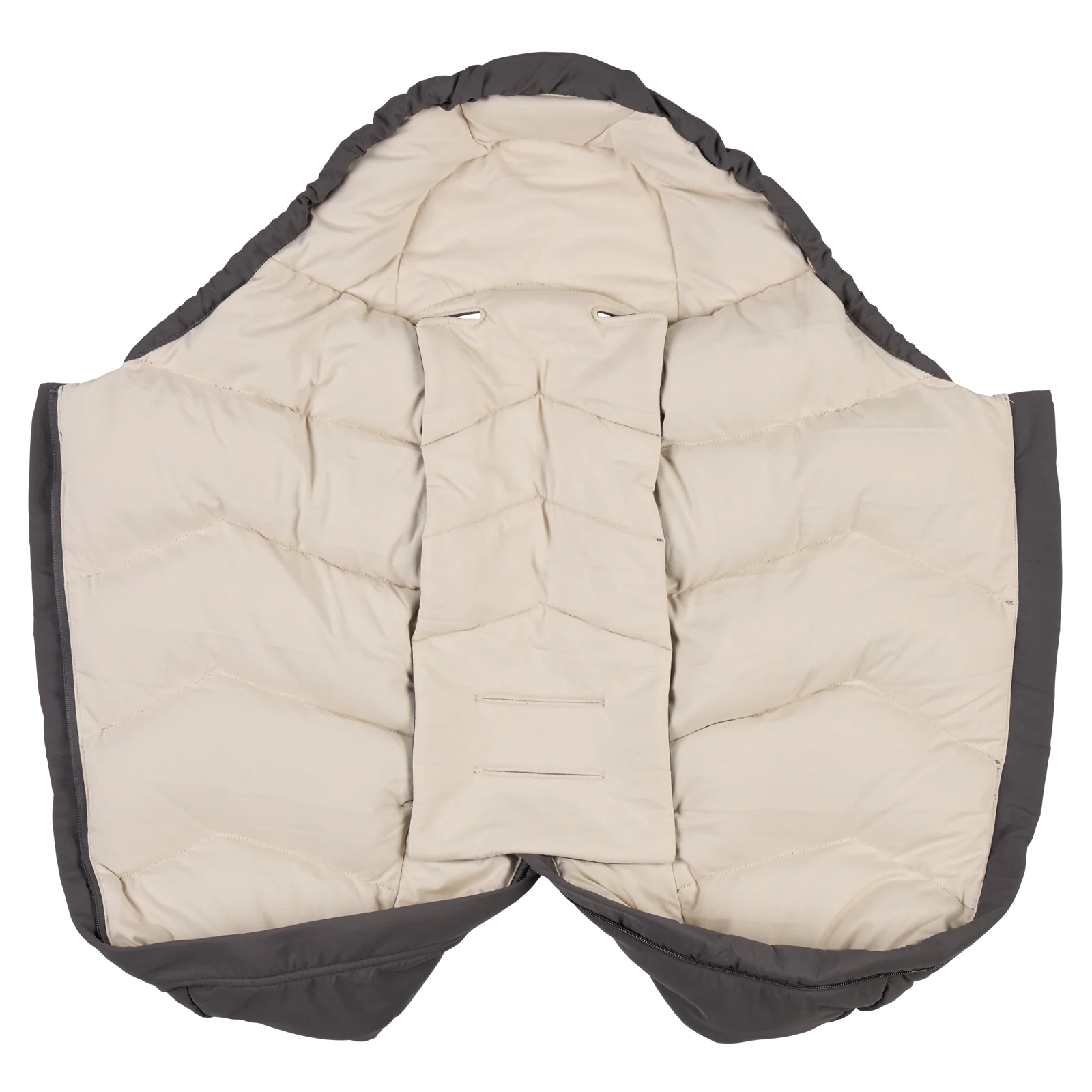 VOKSI Move Fußsack für Babyschale Grau