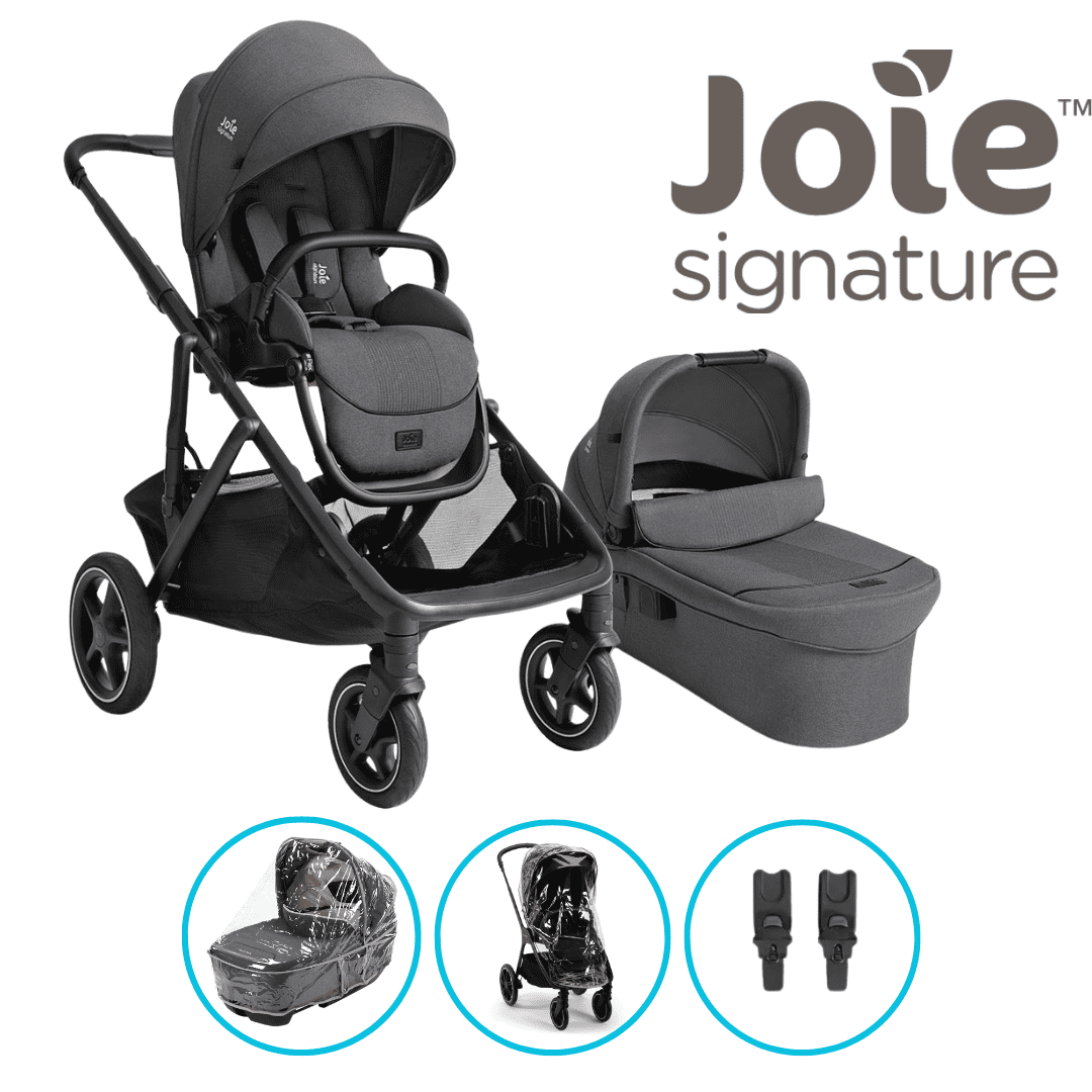 Joie Signature 6in1 Kombikinderwagen-Set Versiti inkl. Ramble XL und Einkaufskorb Ebony